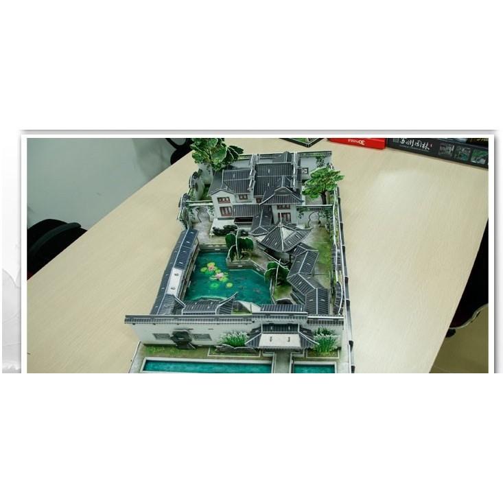 Mô hình giấy 3D - Khu vườn nối liền trời đất - Lingering Garden (Classical Gardens of Suzhou)- MC166h