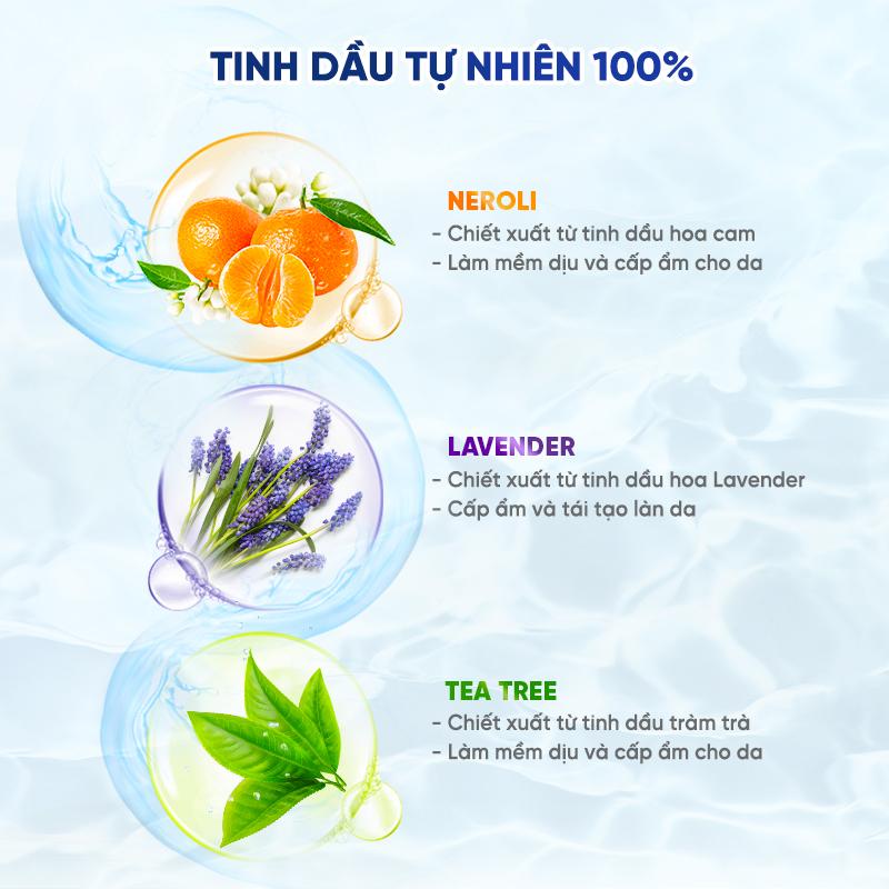 Sữa tắm tinh dầu Walch tiêu diệt vi khuẩn, dưỡng ẩm mềm mịn, tái tạo làn da