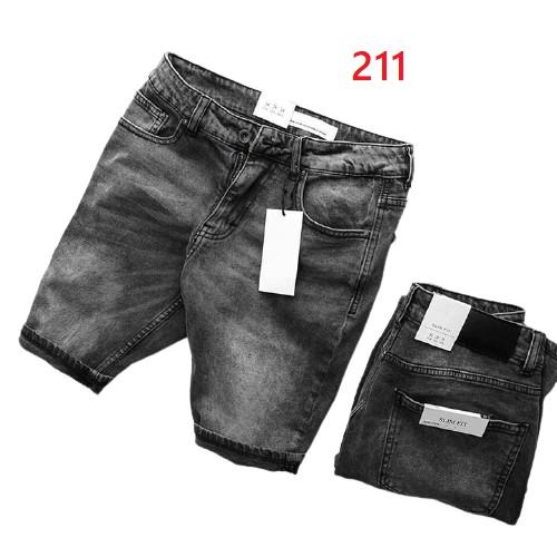 Quần Short Jean Nam Đẹp Vải Jean Cotton Cao Cấp Co giãn - Skymen236