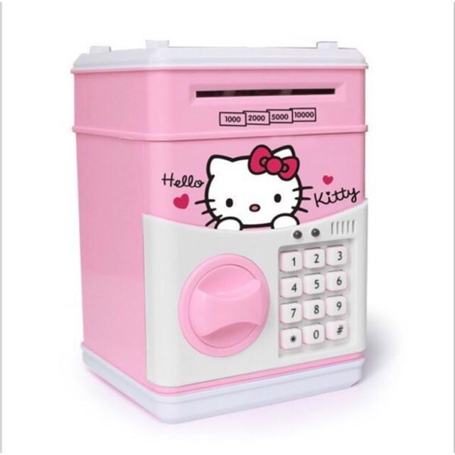 Két sắt điện tử mini cho bé tiết kiệm tiền - Ống tiết kiệm khóa mã số thông minh cho bé