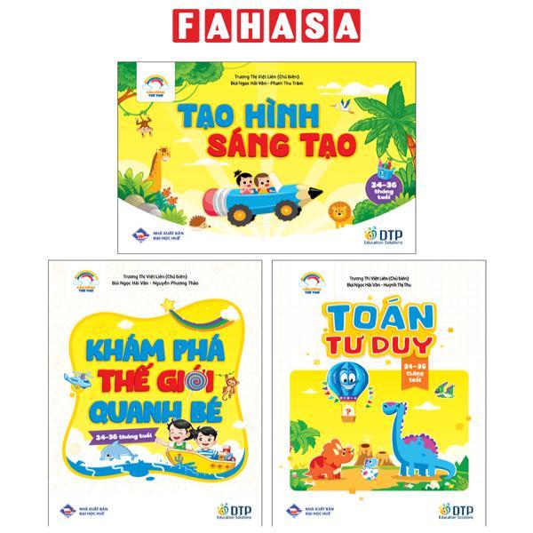 Sách - Bộ Sách Cầu Vồng Trẻ Thơ - Dành Cho Trẻ 24-36 Tháng Tuổi (Bộ 3 Quyển)