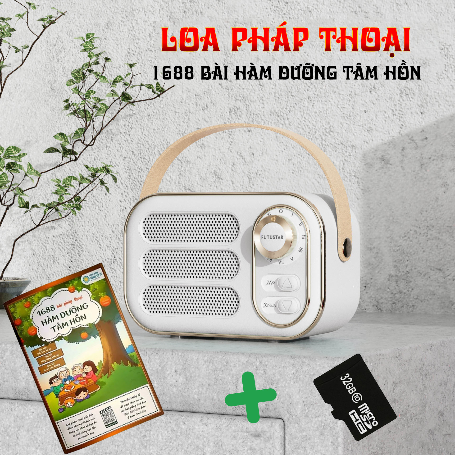 Loa Pháp Thoại 1688 Bài Hàm Dưỡng Tâm Hồn, Đài Pháp Thoại, Loa Học Tiếng Anh Loa Bluetooth Cao Cấp, Âm Thanh Cực Đỉnh