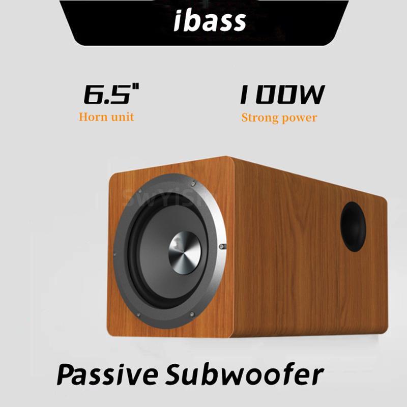 6.5 Inch 100W Công Suất Cao Rạp Hát Tại Nhà Loa Siêu Trầm IBASS Thụ Động Nguyên Chất-Loa Siêu Trầm Tivi Máy Tính Người Đam Mê Bộ Khuếch Đại Âm Thanh HIFI Color: Yellow