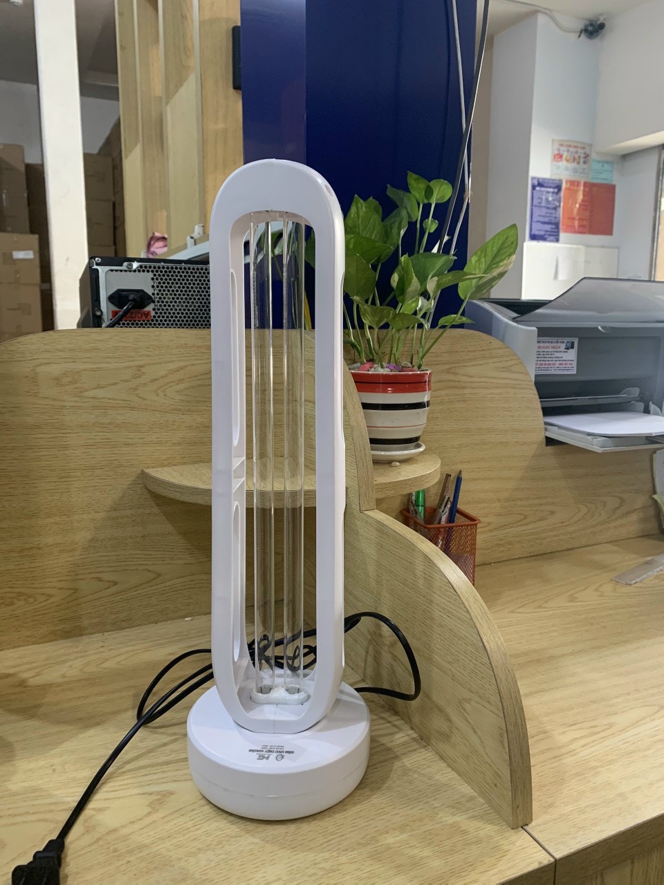 Đèn UV khử trùng, diệt khuẩn không khí chính hãng HG 38W, dùng cho phòng 60 - 120 m2