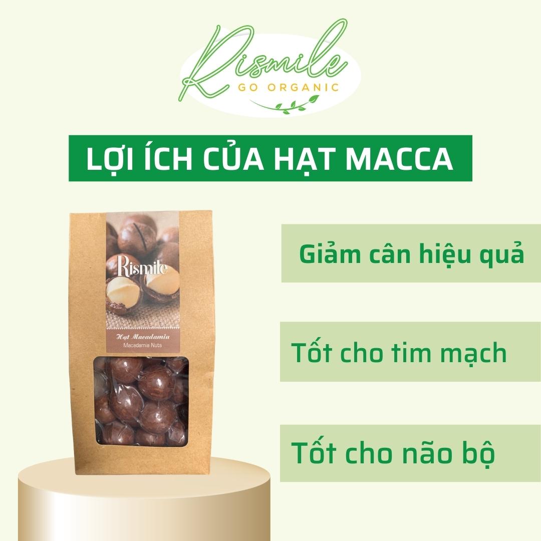 Hạt Macca Nứt Vỏ Rismile - 150 grams