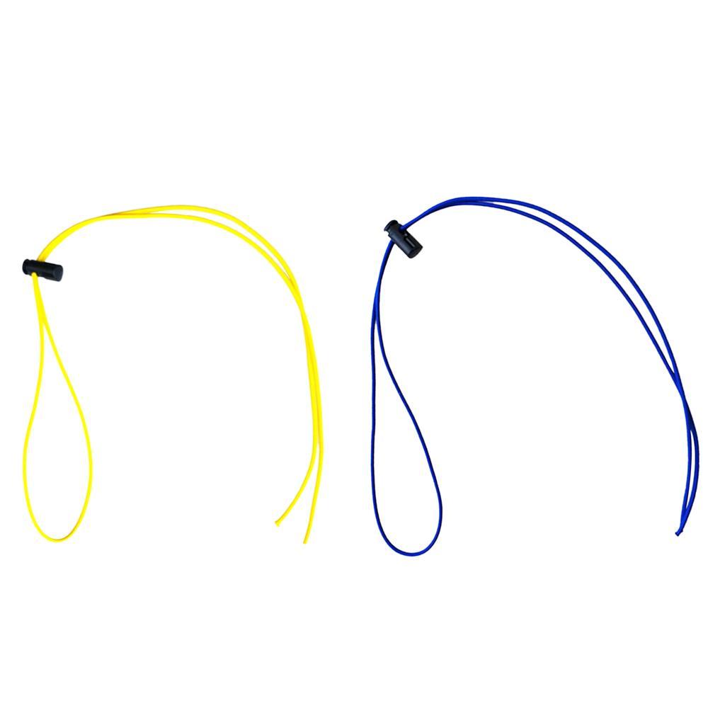 Pack 2 Swimming Goggles Eye Glasses / Dive Mask Elastic Strap Replacement