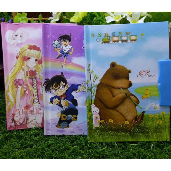 Sổ nhật ký có mã khóa 13x9cm - rẻ vô địch