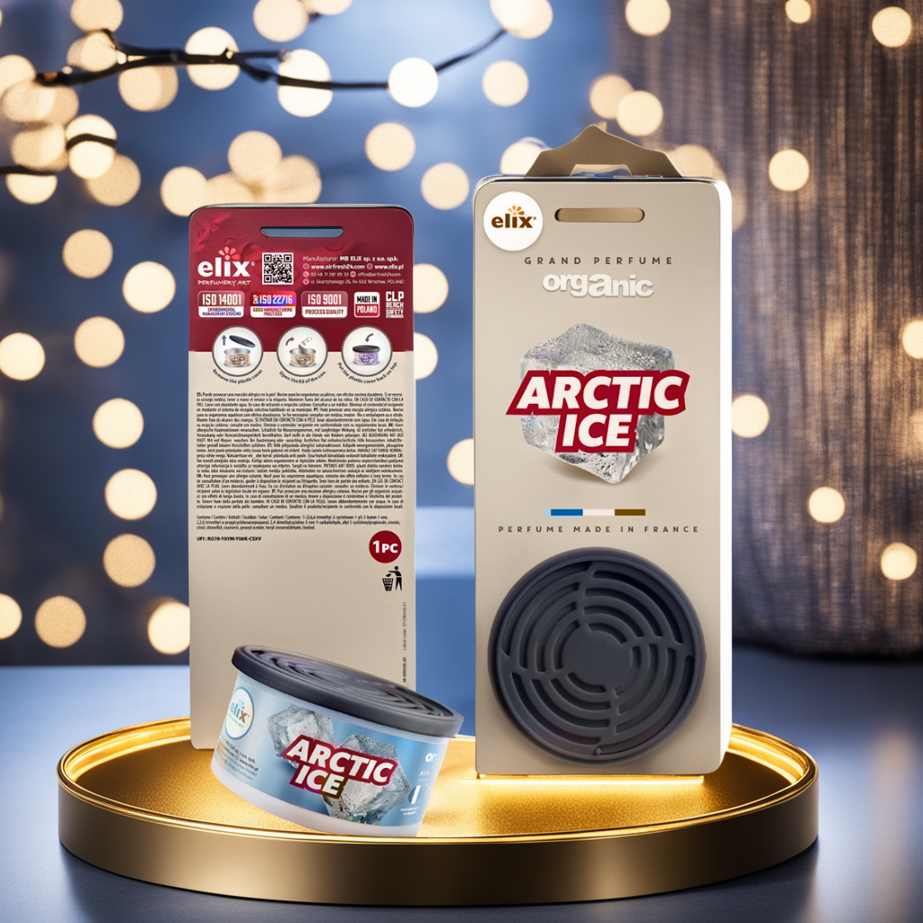 Sáp Thơm để Taplo Ô tô Elix - Hương Arctic Ice (Mát lạnh - sảng khoái)