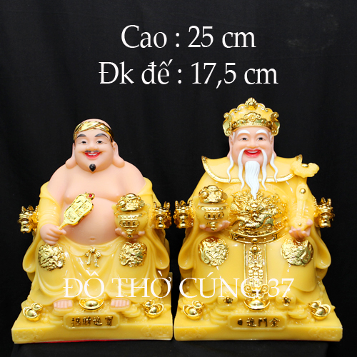 THẦN TÀI THỔ ĐỊA PHÚ QUÝ - MÀU VÀNG