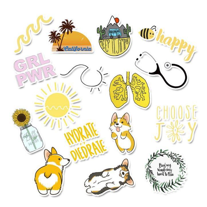 Sticker dán cao cấp CHỦ ĐỀ HAPPY Cực COOL ms#8