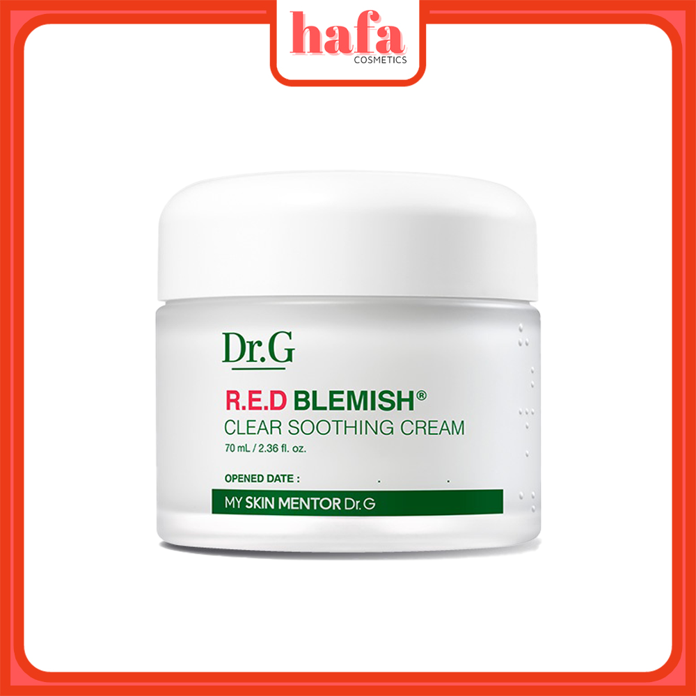 Kem Dưỡng Ẩm và Phục Hồi Sâu Cho Da Dr.G R.E.D Blemish Clear Soothing Cream 70ml