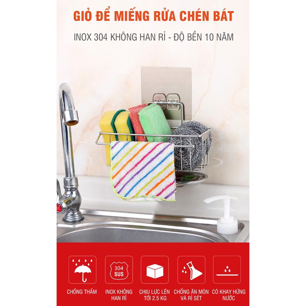 Giỏ - Kệ đựng và để chai - miếng rửa chén bát
