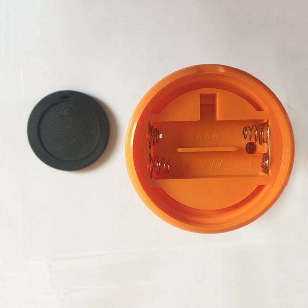 Self Stirring Coffee Tea Mug Automatic Mixing Cup Outdoor Travel Orange