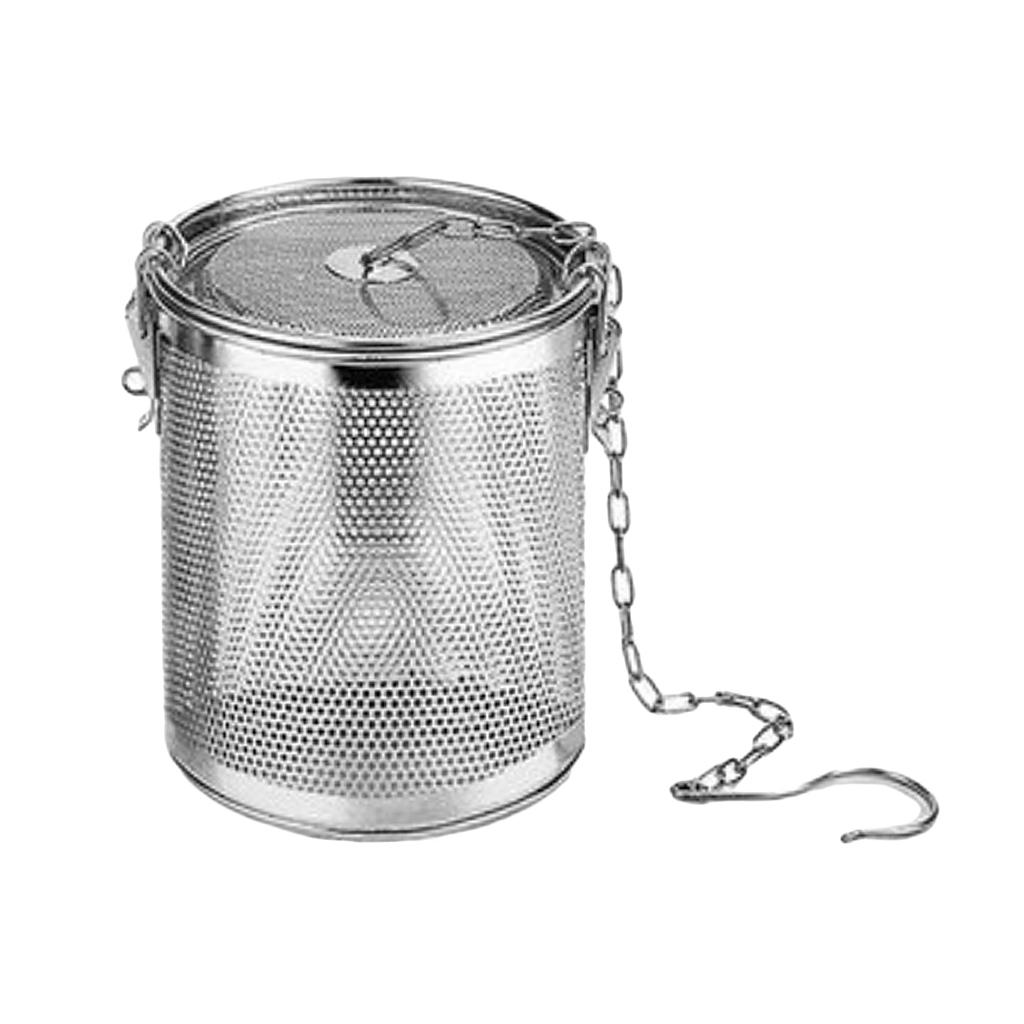 2xStainless Steel Spice Seasoning Strainer Tea Ball Strainer  0.3L