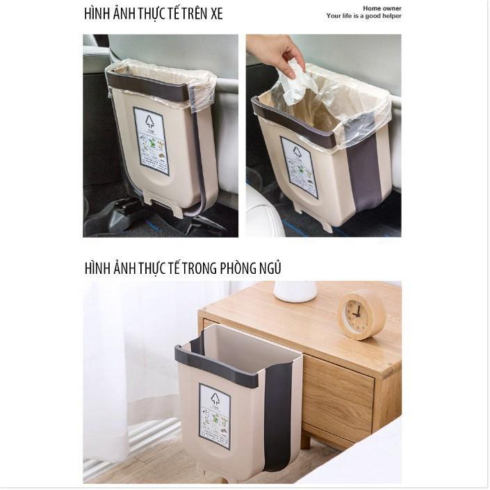 Thùng Rác Gấp Gọn Đa Năng Gia Dụng SG