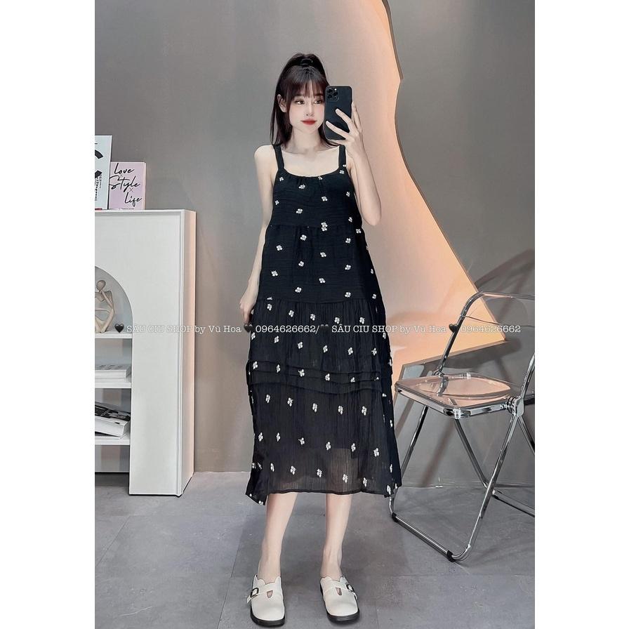 VÁY ĐI CHƠI, VÁY SUÔNG TƠ 2S DÁNG DÀI 2 LỚP CỰC HOT HIT