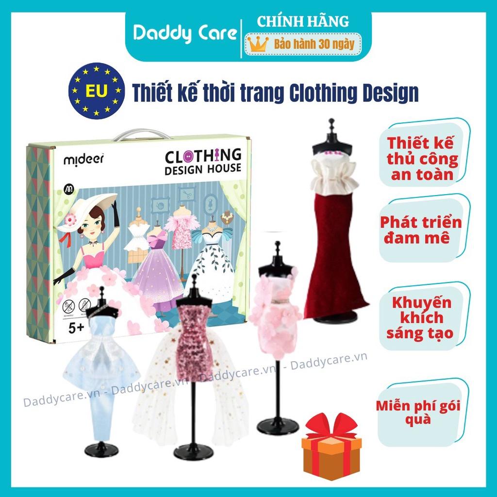 Đồ chơi thiết kế thời trang Clothing Design House, Dụng cụ may vá thủ công sáng tạo cho bé 4,5,6,7,8 tuổi