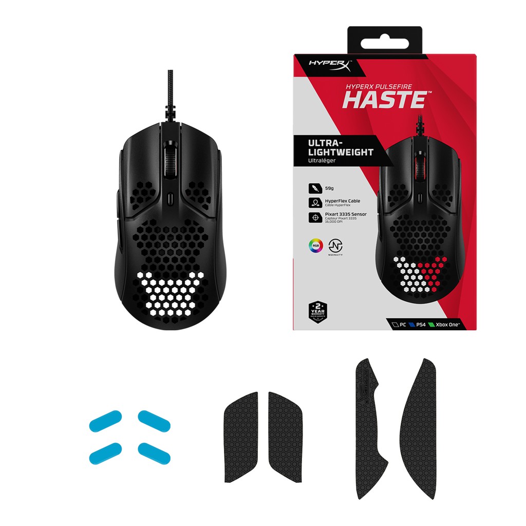 Chuột HyperX Pulsefire Haste - Hàng Chính Hãng