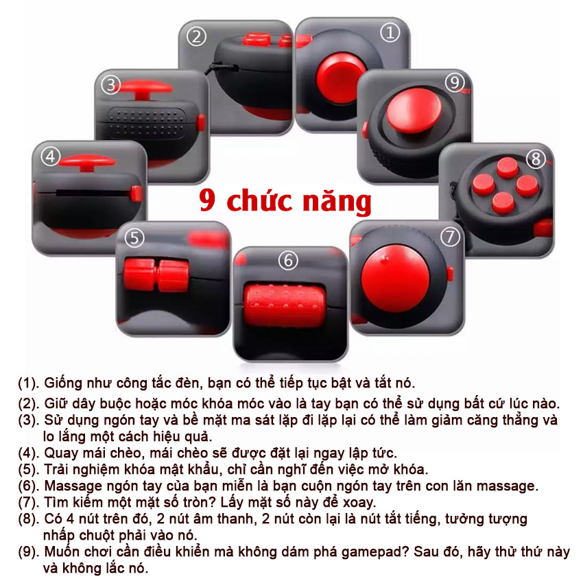 Fidget toys đồ chơi giảm stress fidget pad NASI giúp xả giải tress dụng cụ giảm căng thẳng cho người lớn (giao ngẫu nhiên)