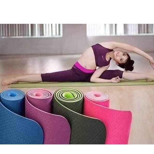 THẢM TẬP YOGA TPE CAO CẤP 2 LỚP