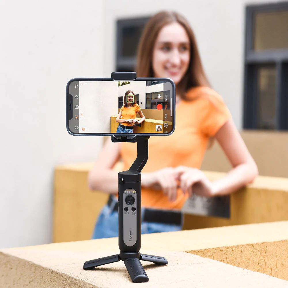 Hohem iSteady X2 - Tay Cầm Chống Rung (Gimbal) Điều Khiển Từ Xa Không Dây Cho Smartphone - Hàng chính hãng - Bảo hành 12 tháng