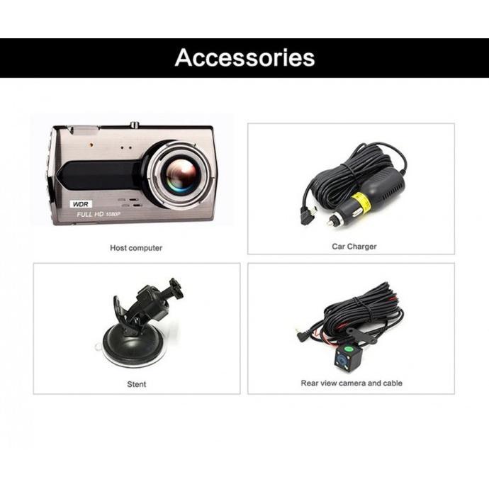 Camera hành trình Wintosee V3 siêu nét 1296P -tích hợp camera lùi