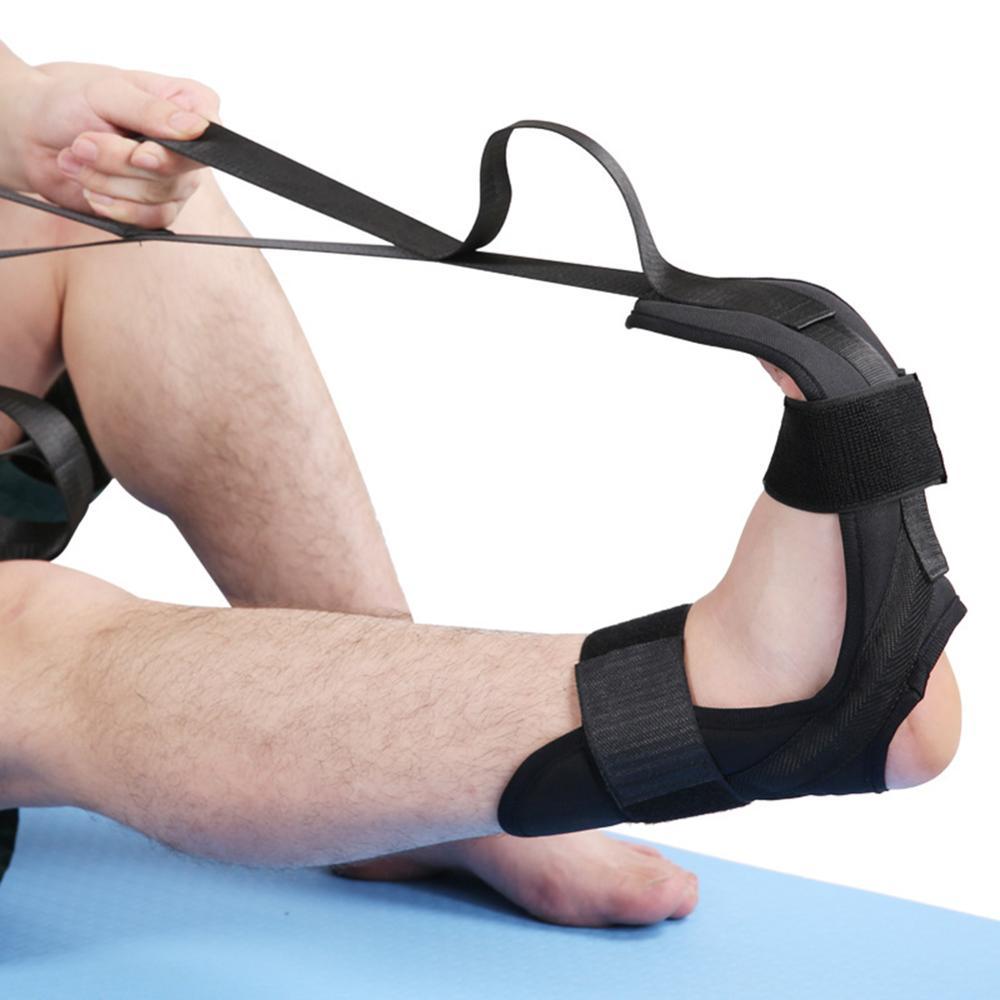 Yoga kéo dài dây đeo linh hoạt kéo dài chân chân dây đeo chân nang chân kéo dài dây đai với các vòng dây chằng