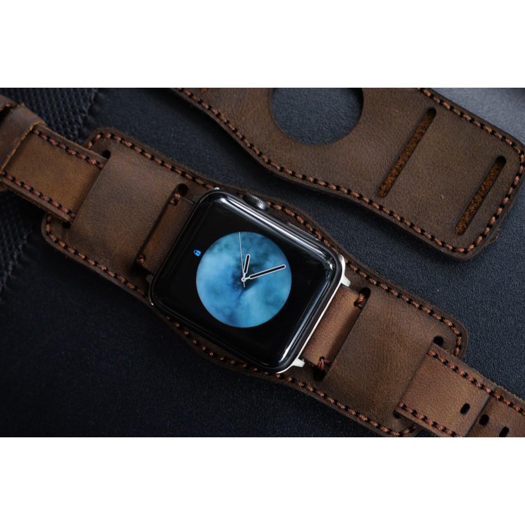 Dây đồng hồ da bò RAM bundstrap b2 cho apple watch cực đẹp
