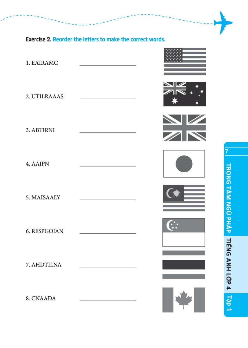 Global Success - Trọng Tâm Ngữ Pháp Tiếng Anh Lớp 4 - Tập 1 (Có Đáp Án)