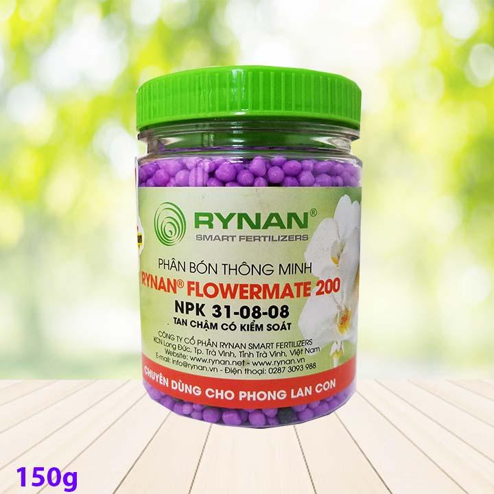 Phân thông minh tan chậm RYNAN 200 - 210 - 220 - 230 - 240 đầy đủ các giai đoạn phát triển chuyên cho hoa Lan - hoa cảnh và Bonsai - Rynan 230