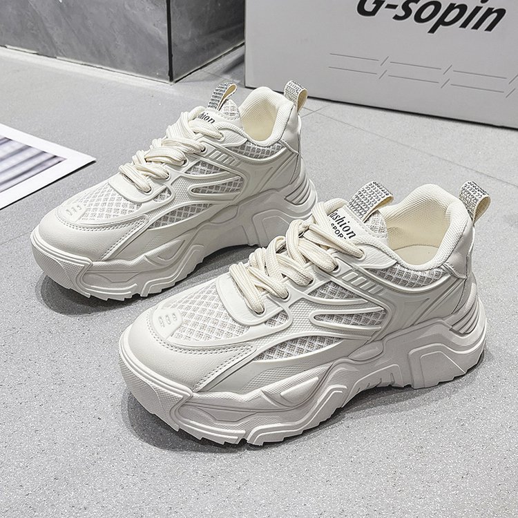 Giày thể thao nữ GEMI - giày ullzzang màu đen- trắng- be, dáng bassic- M7144