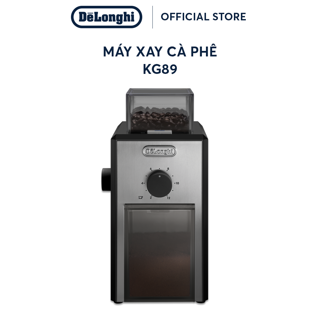 [Hàng chính hãng] Máy xay cà phê DeLonghi KG89