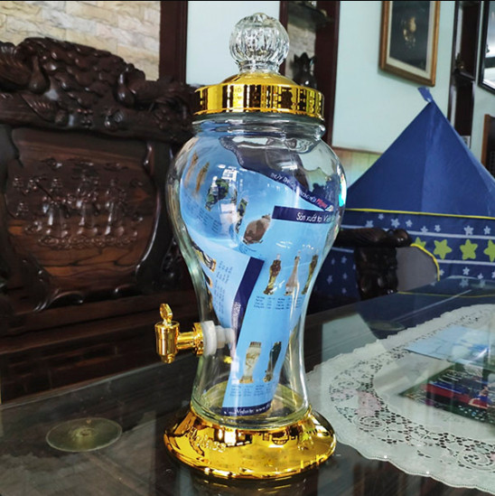 Bình Thủy Tinh Ngâm Sâm Phú Hòa 4 Lít | Thủy tinh Cao Cấp , Sản Xuất Việt Nam