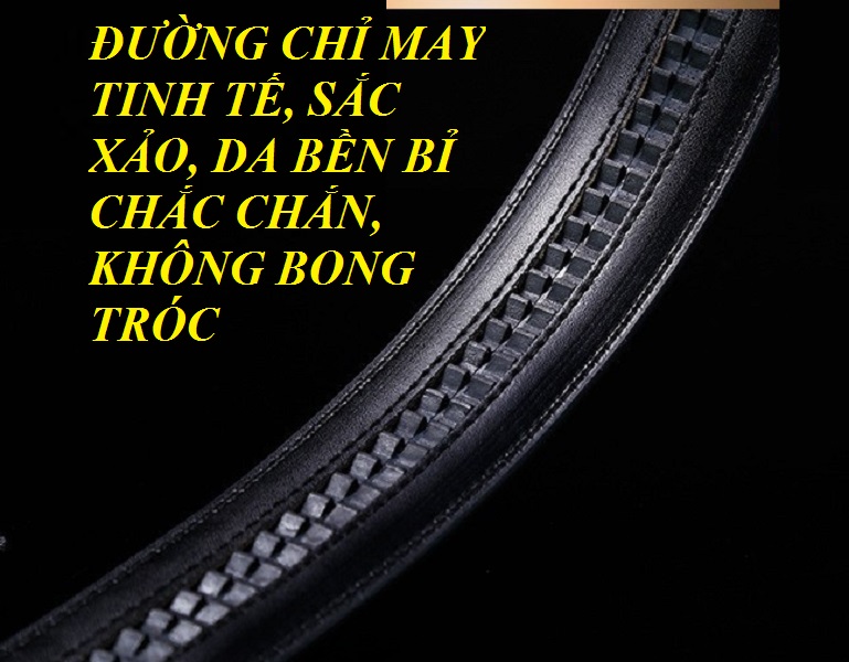 Thắt lưng nam dây da khóa tự động phong cách Hàn Quốc SNT-DL30