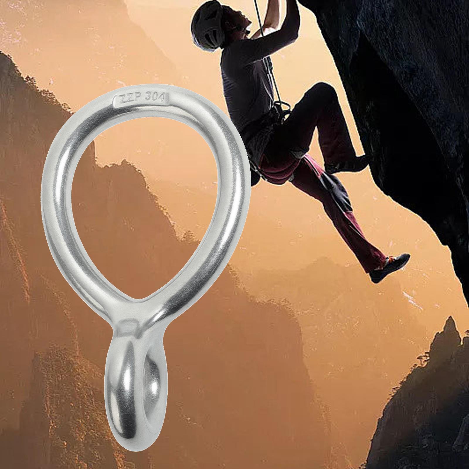 Descender Rigging Plate Rock Climbing Downhill Heavy Duty Rappel Gear Belay Descender for Outdoor Peak Dance Speleology