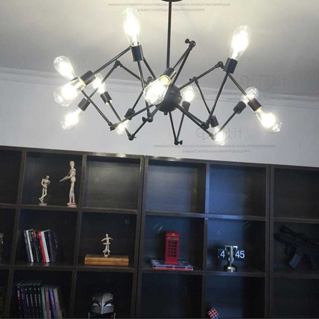 Đèn chùm sắt hình chân nhện cứng chưa bao gồm bóng đèn TTK.21T12