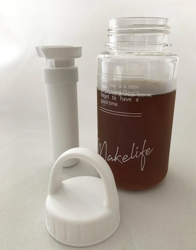 Bình nước có thanh giữ lạnh - không làm loãng đồ uống 400ml nội địa Nhật Bản