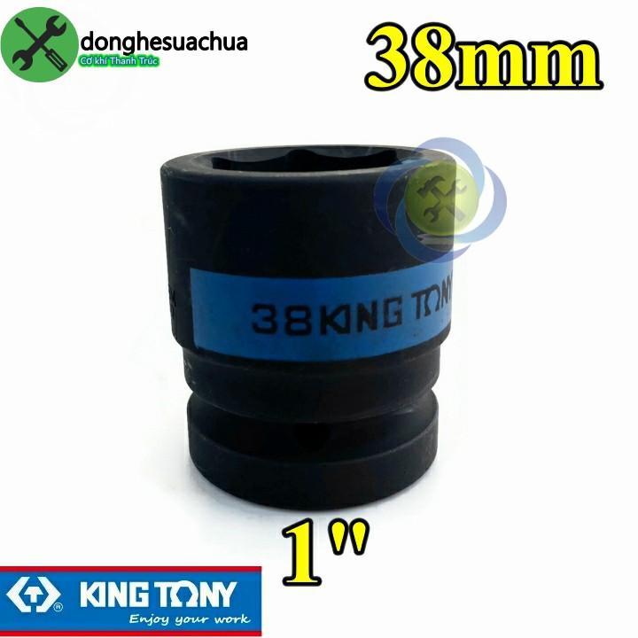 Tuýp 38mm loại 1 inch ngắn màu đen 6 cạnh Kingtony 853538M