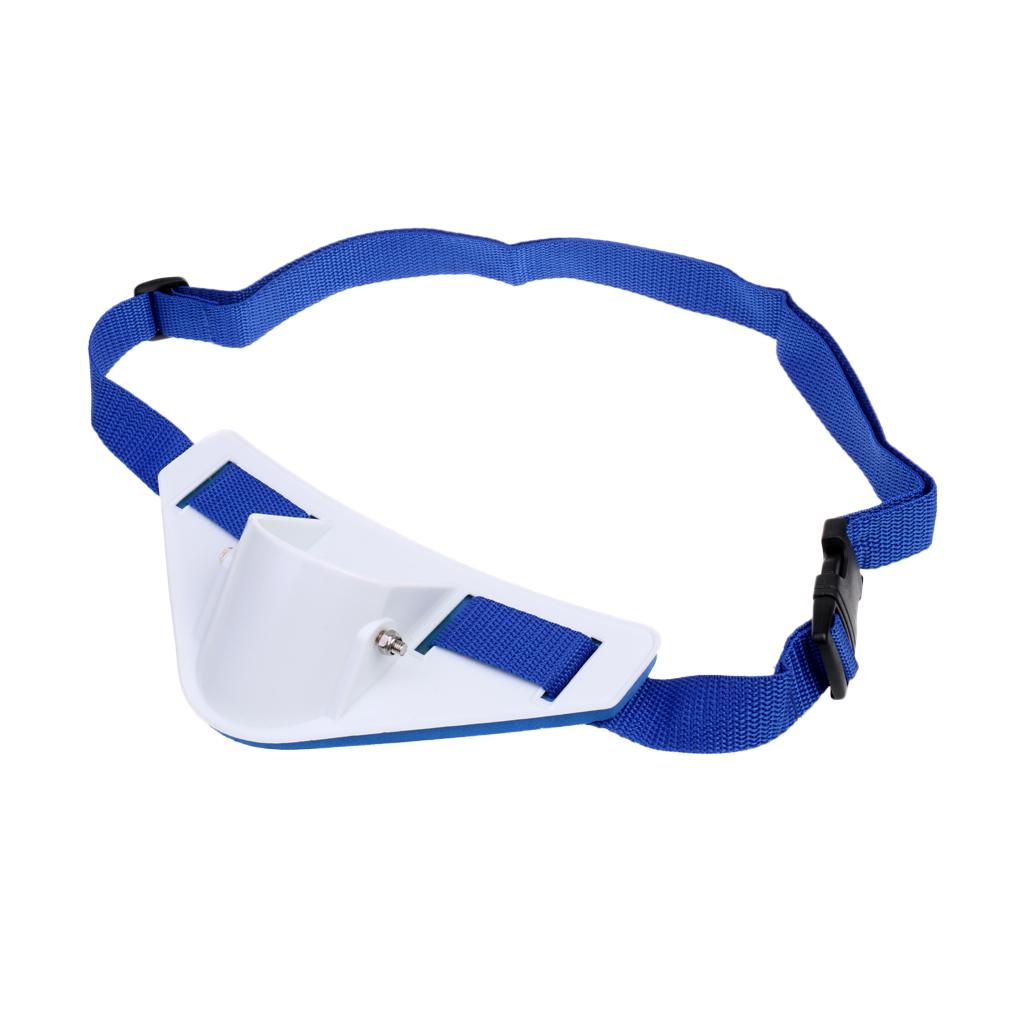 Offshore Fishing Fighting Belt Harness Big Game Jigging Rod Holder Belt Blue