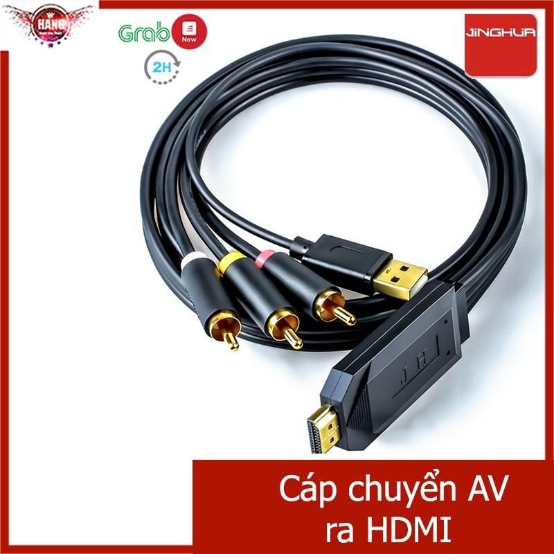 Cáp chuyển hoa sen AV ra HDMI 1080p - Jinghua Z132 - Hồ Phạm