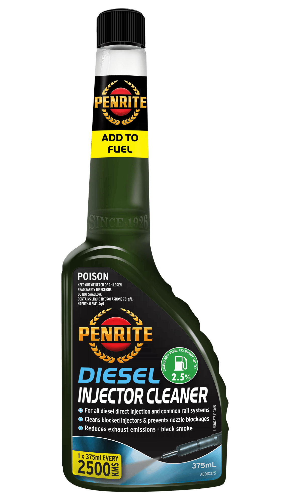 Phụ Gia Làm Sạch Và Bảo Vệ Hệ Thống Phun PENRITE DIESEL INJECTOR CLEANER 375ML