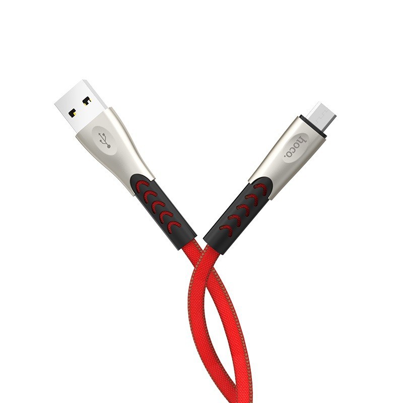 Cáp sạc micro usb Hoco U48 dây dù sạc nhanh - Hàng Nhập Khẩu