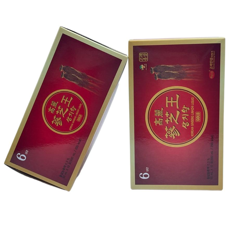 Nước Hồng Sâm Linh Chi Kgs ( 50ml x 30 - 60 gói )