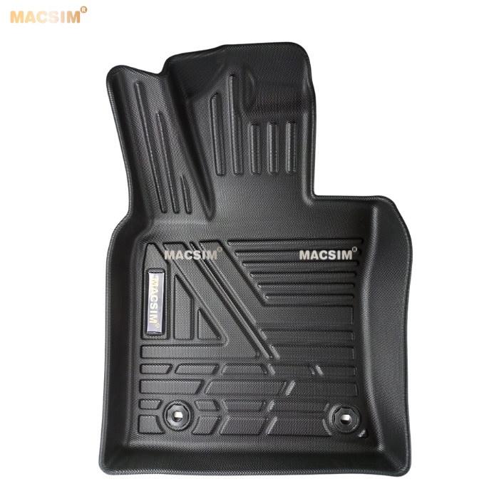 Thảm lót sàn xe ô tô Lexus Es 2018-2020 TC Nhãn hiệu Macsim chất liệu nhựa TPE cao cấp