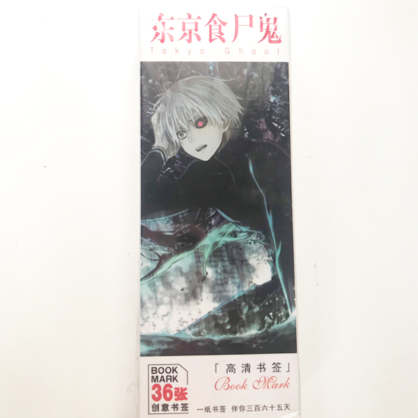 Bookmark tokyo ghoul hộp 36 tấm thiết kế độc đáo