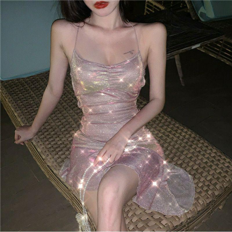 Đầm Bling hở lưng gợi cảm_làEM