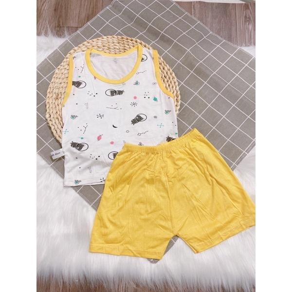 Set 3 Bộ ngắn tay cho bé Minky Mom  cho bé trai bé gái chất thun lạnh cao cấp siêu mềm siêu mát