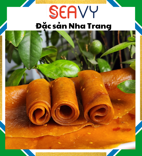 Đặc Sản Nha Trang - 1kg Bánh Xoài Dẻo Muối Ớt Thơm Ngon Seavy Combo 5 bánh xoài/ gói 200g