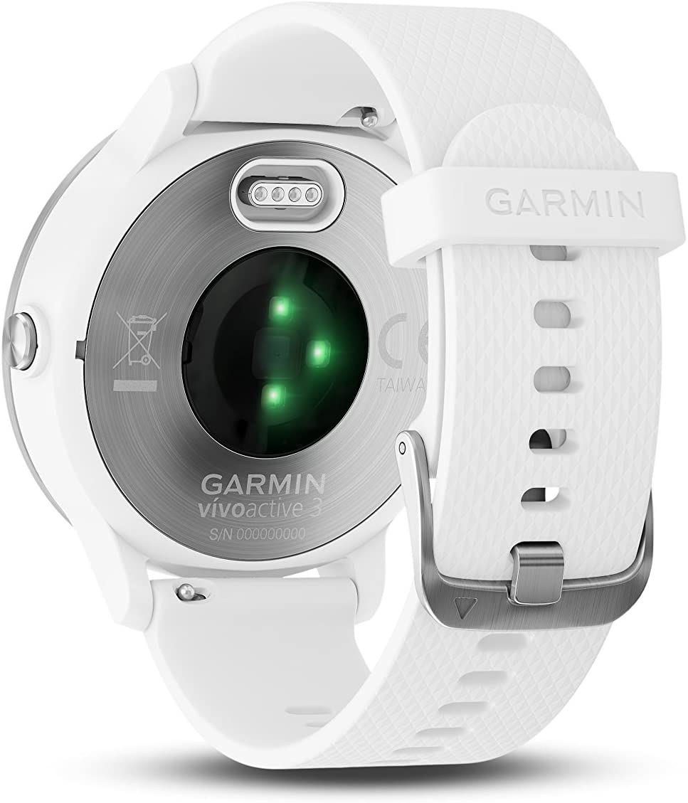 Đồng hồ thông minh Garmin Vivoactive 3 Trắng - Hàng nhập khẩu