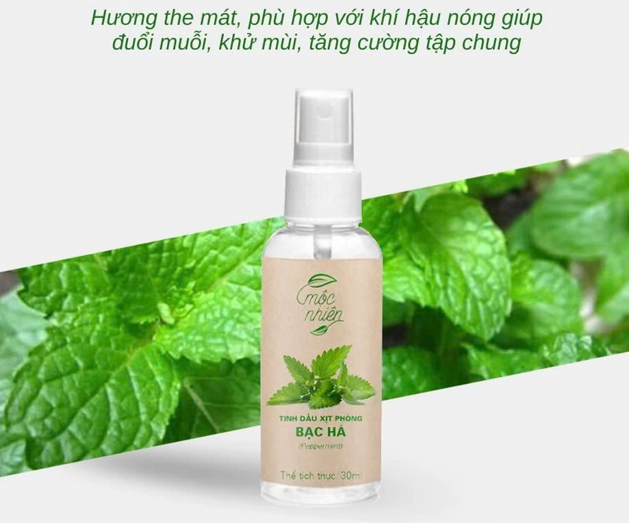 Xịt khử mùi đa năng 50ml khử mùi phòng tủ quần áo xe hơi thú cưng Tinh dầu xịt phòng Văn Phòng